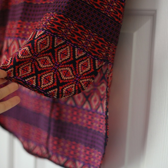 GIRLS Gianni Bini high low top short sleeves - Picture 2 of 5